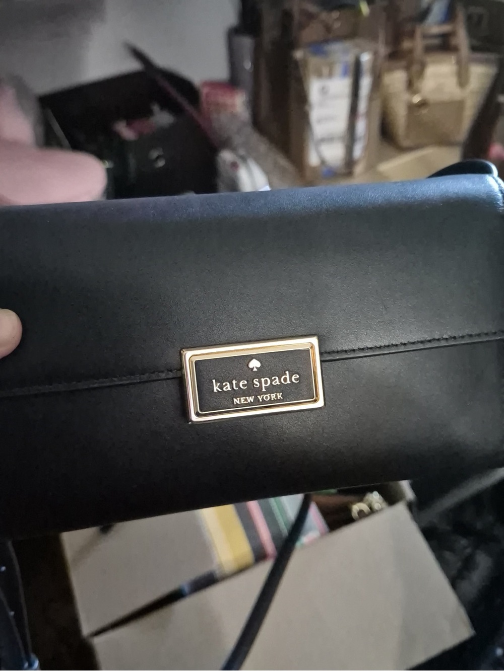 Kate Spade Black Leather Wallet 5 Piece Dani & Dior Beauty Bundle - Picture 5 of 5